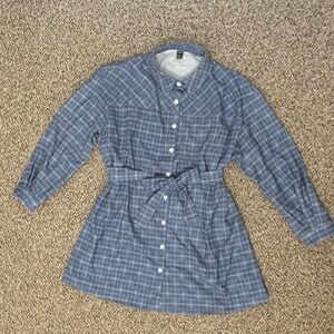 Plaid Shirt Dress
